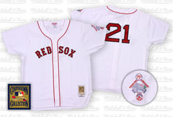 Boston Red Sox 1918 Throwback Striped Starter Jersey